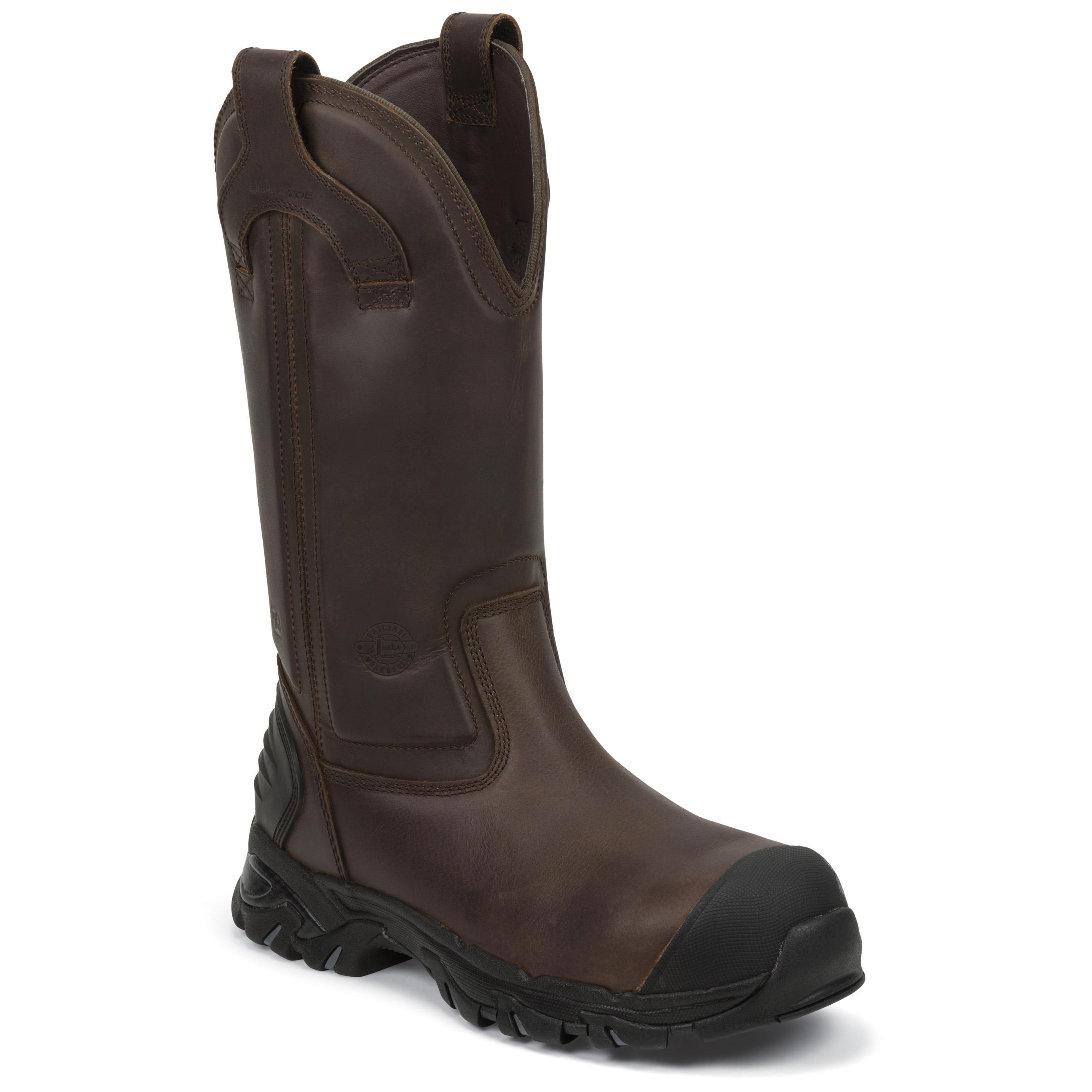 justin composite toe cowboy boots