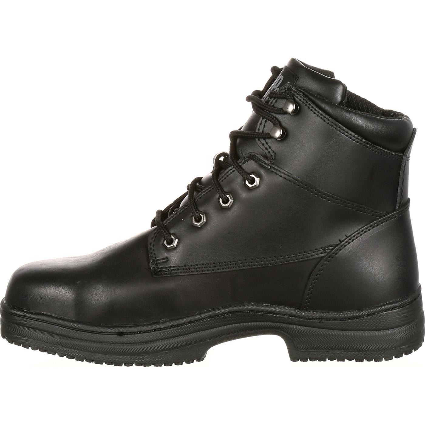 men's non steel toe slip on work boots