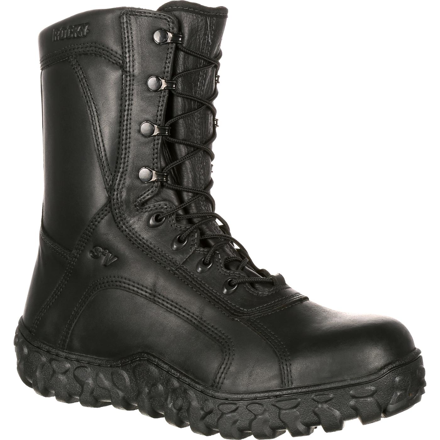 Steel Toe Tactical Military Boot made in USA, Rocky S2V
