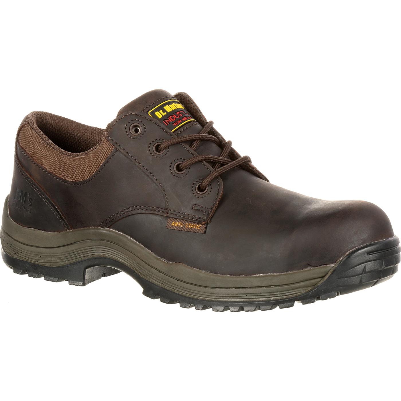 composite toe oxford work shoe