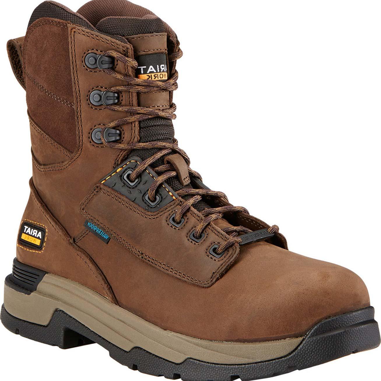 ariat waterproof composite toe work boots