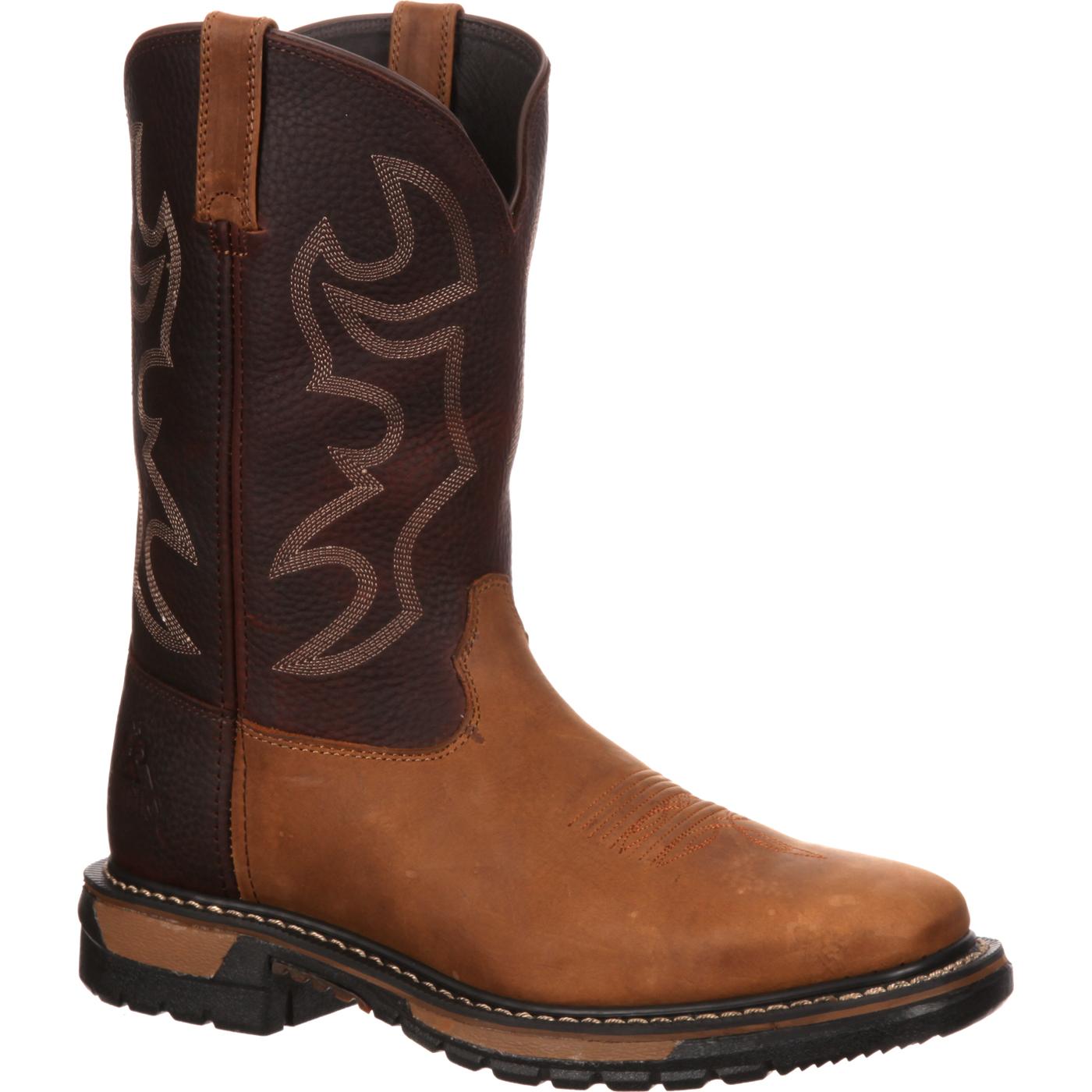 steel toe cowboy boots for women