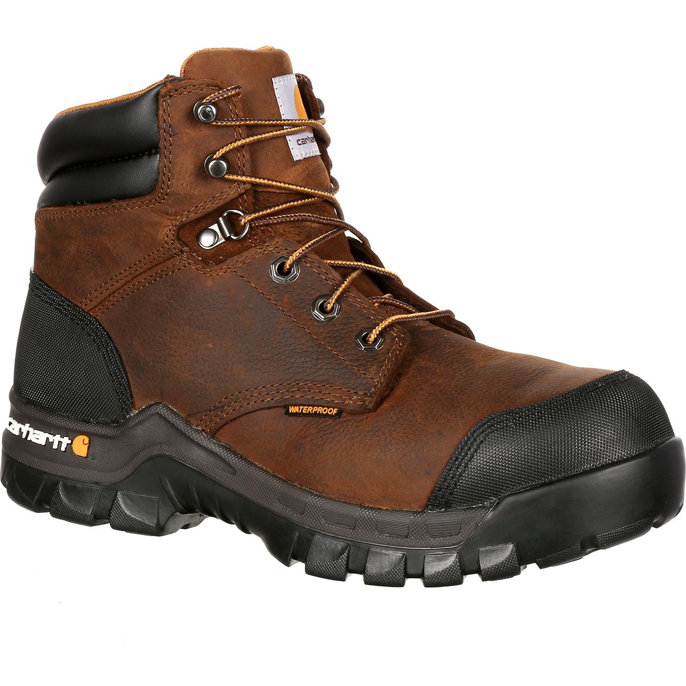 carhartt men's cmf6371 rugged composite safety toe work boot