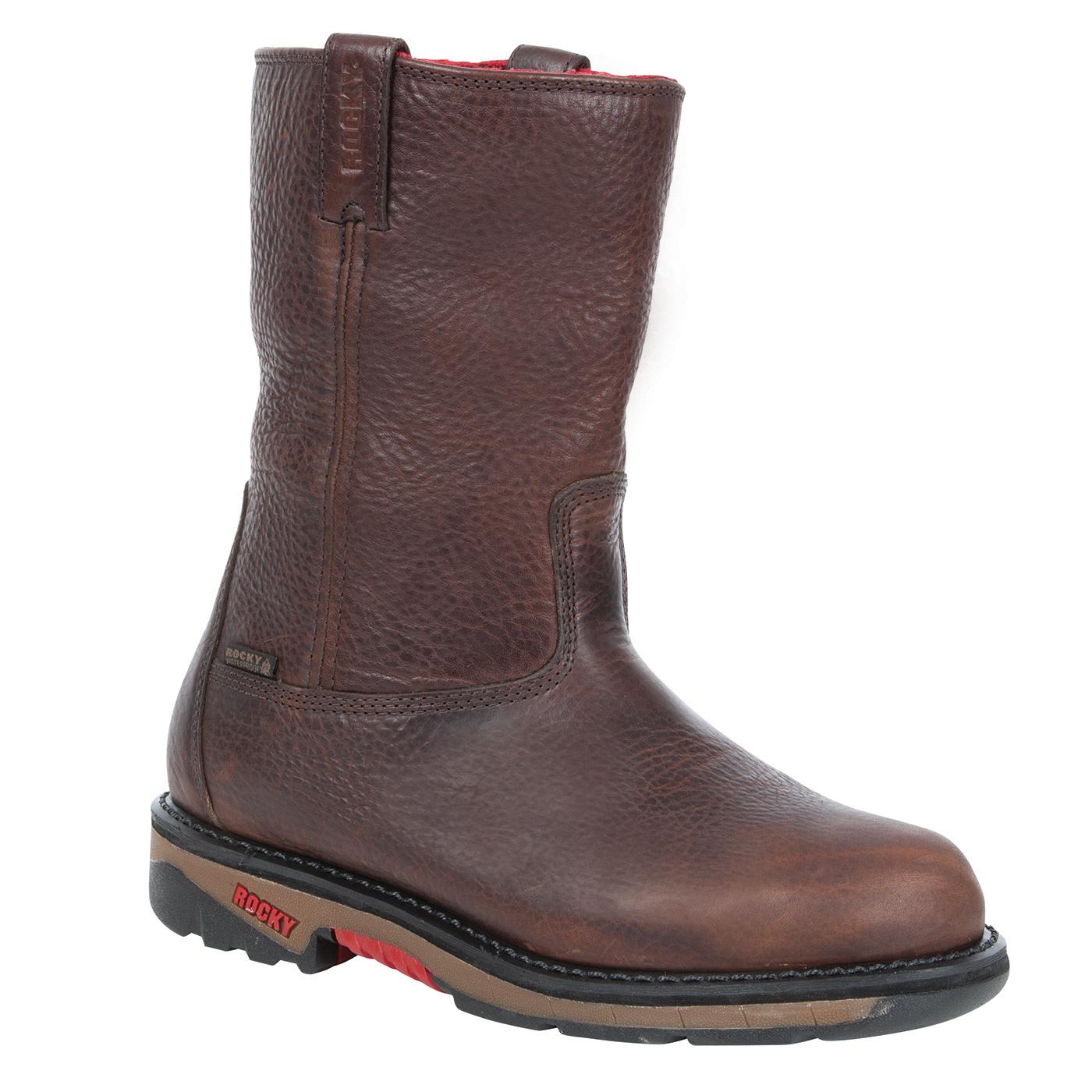 best waterproof pull on work boots