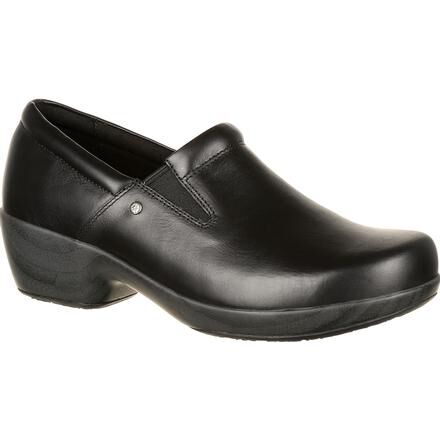 4Eursole Comfort 4Ever Black Slip On Shoe RKH218