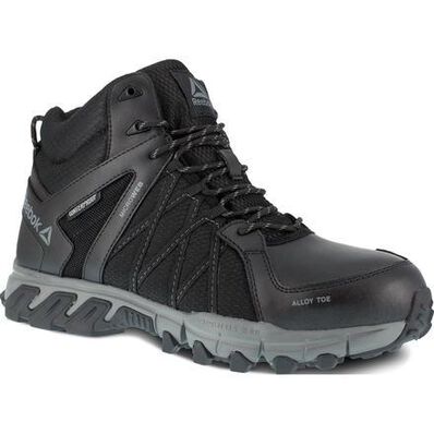 Reebok Trailgrip Work Men's Alloy Toe Electrical Hazard Waterproof Mid Athletic Shoe, , large