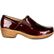4Eursole Comfort 4Ever Women's Burgundy Patent Slip-On Shoe, , large