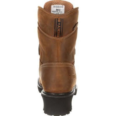 Rocky Sawblade 8" Composite Toe Waterproof Logger Work Boot, , large