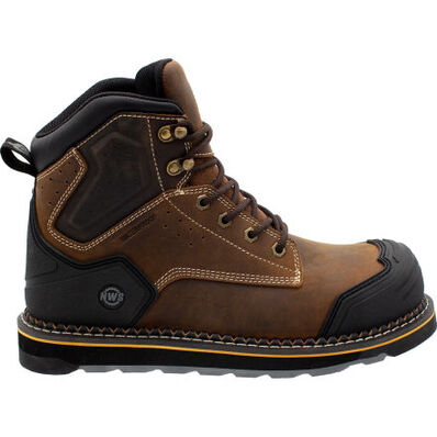 Northside Work Akron Men's 6-inch Nano Toe Electrical Hazard Waterproof Work Boot, , large