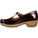 4Eursole Comfort 4Ever Women's Burgundy Patent Leather T-Strap Shoe, , large
