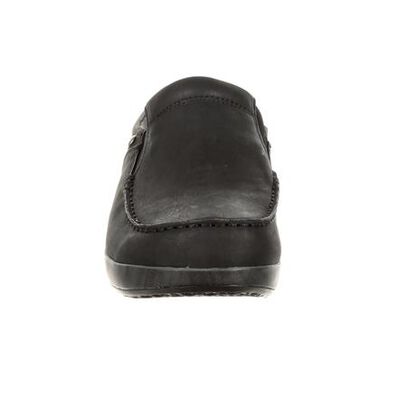 4Eursole Comfort 4Ever Women's Black Moc-Toe Slide, , large