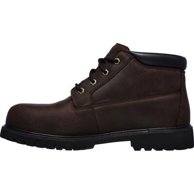 Skechers Work Trevok Men's Steel Toe Electrical Hazard Waterproof Work Boot, , large