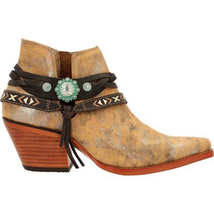 Crush by Durango Women s Antique Silver Western Bootie