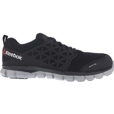 Reebok Sublite Cushion Work Men's Alloy Toe Electrical Hazard Work Athletic Shoe, , large