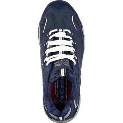 SKECHERS Work D'Lites Pooler Women's Alloy Toe Slip-Resistant Work Athletic Shoe, , large