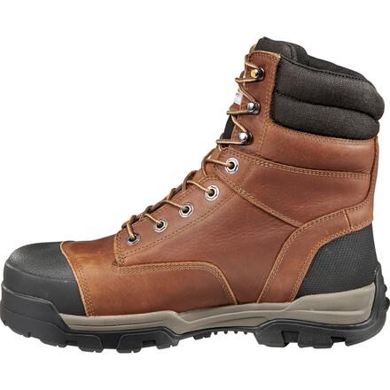 Carhartt Ground Force Men s 8 Inch Composite Toe Waterproof Brown Work Boot CME6355
