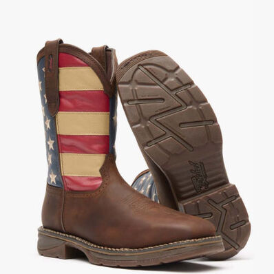 Durango® Workin' Rebel™ Patriotic Steel Toe Work Boot, , large