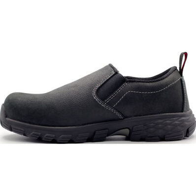 Avenger Flight Women's Composite Toe Static-Dissipative Slip-On Leather Work Shoe, , large