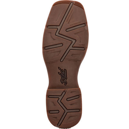 Men s Tan and Brown Western Boot Rebel by Durango Saddle Up