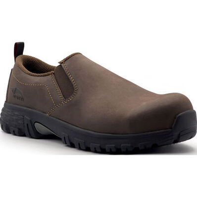 Avenger Flight Men's Composite Toe Static-Dissipative Slip-On Leather Work Shoe, , large