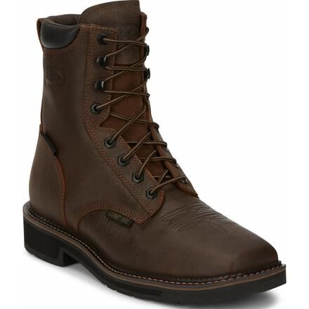 Justin western store work boots