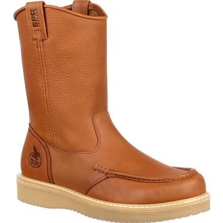 Georgia Boot Wedge Moc Toe Pull On Work Boot GB00187