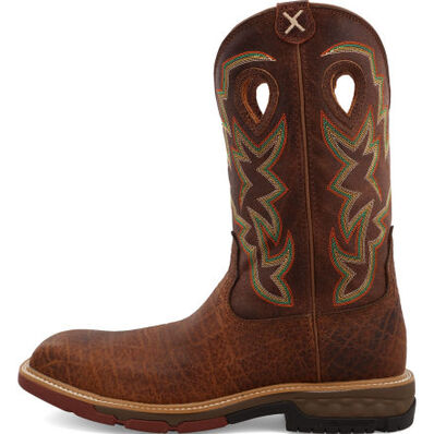 Twisted X Men's 12-Inch Carbon Nano Toe Electrical Hazard Western Work Boot, , large