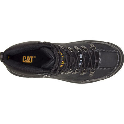 Cat Threshold Men's 6-inch Steel Toe Electrical Hazard Waterproof Work Boot, , large