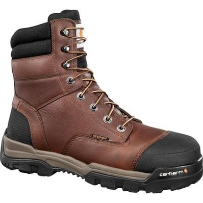 Carhartt Ground Force Men's 8 Inch Composite Toe Waterproof Work Boot, , large