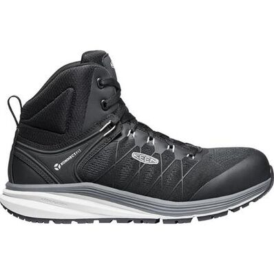 KEEN Utility® Vista Energy Mid Men's Carbon Fiber Toe Electrical Hazard Hi-Top Athletic Work Shoe, , large