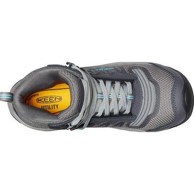 KEEN Utility Reno Mid Women's Carbon Fiber Toe Electrical Hazard Waterproof Hi-Top Athletic Work Boot, , large