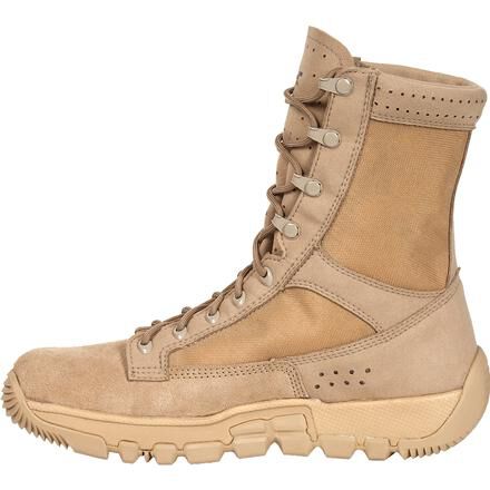 Desert Tan Commercial Military Boots 