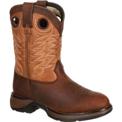 LIL' DURANGO® Big Kid Raindrop Western Boot, , large