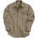 Carhartt Khaki Snap-Front Twill Work Shirt, , large