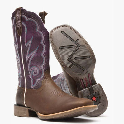Durango® Lady Rebel Pro™ Women's Ventilated Plum Western Boot, , large
