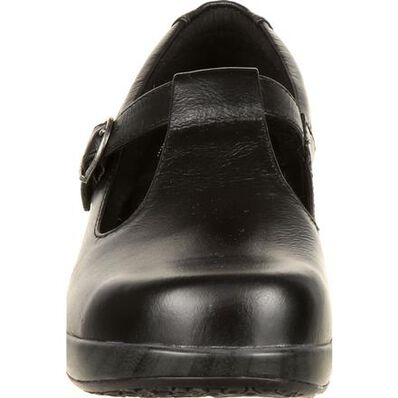4Eursole Comfort 4Ever Women's Black T-Strap Shoe, , large