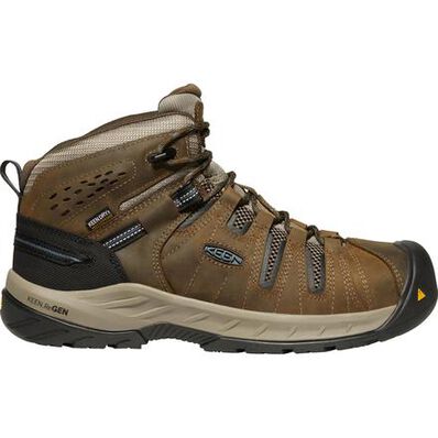 KEEN Utility® Flint II Mid Men's Steel Toe Electrical Hazard Waterproof Work Hiker, , large