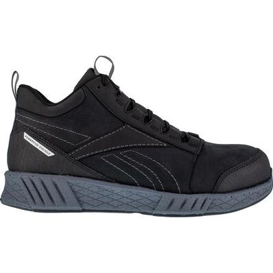 Reebok Fusion Formidable Work Men's Composite Toe Static-Dissipative Leather Mid-Cut Athletic, , large