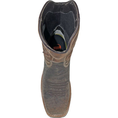 HOSS Fracker Men's Internal Metatarsal Composite Toe Puncture-Resisting Waterproof Western Work Boot, , large