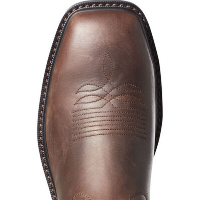 Ariat Groundbreaker Men's Steel Toe Pull-On Western Work Boot, , large