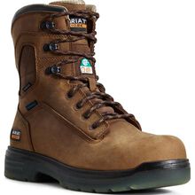Ariat Turbo Men's 8-Inch CSA Carbon Toe Electrical Hazard Puncture-Resistant Waterproof Work Boot