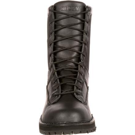 Men s 8 Lace to Toe Waterproof Public Service Boot Rocky Portland