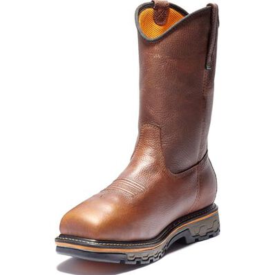Timberland PRO True Grit Men's Internal Metatarsal Composite Toe Waterproof Pull-On Boot, , large