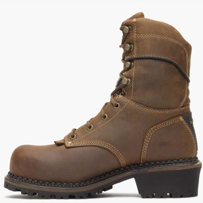 Georgia Boot AMP LT Logger Composite Toe Insulated Waterproof Work Boot, , large