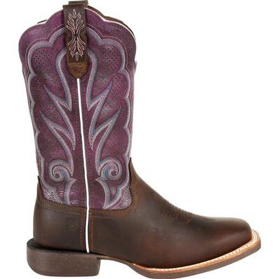 Durango® Lady Rebel Pro™ Women's Ventilated Plum Western Boot, , large