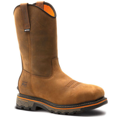 Timberland PRO True Grit Men's 10-inch Composite Toe Waterproof Pull-On Work Boot, , large