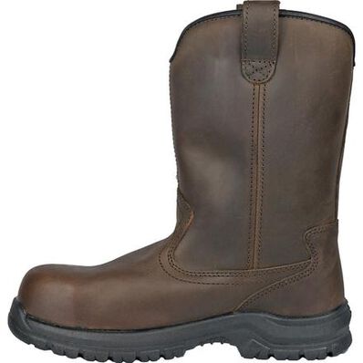 HOSS Senoia Men's Composite Toe Electrical Hazard Puncture-Resisting Waterproof Pull-on Boot, , large