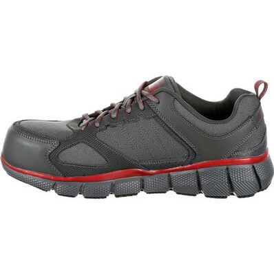 SKECHERS Telfin Composite Toe Puncture-Resistant Slip-Resistant Work Athletic Shoe, , large
