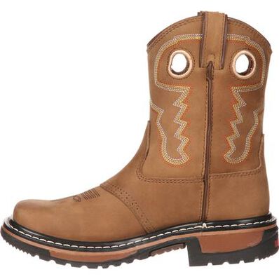 Rocky Ride Little Kid Saddle Western Boot, , large