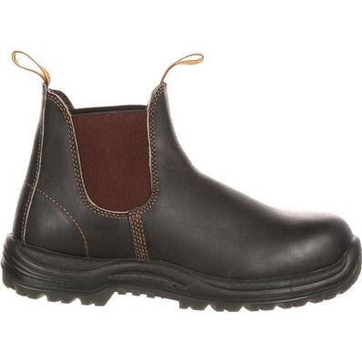 Blundstone Extreme Safety Steel Toe Twin-Gore Slip-On Work Shoe, , large